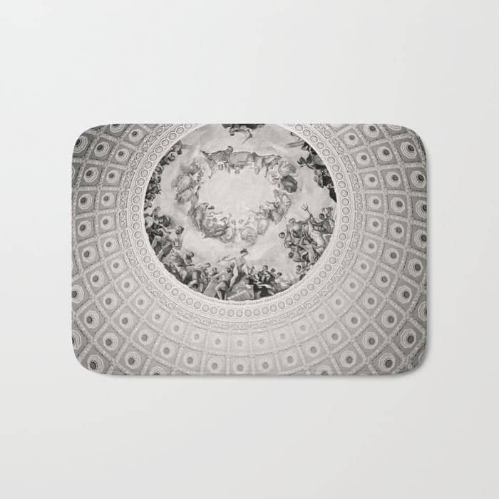 E Pluribus Unum - Capitol Rotunda Washington Dc Bath Mat