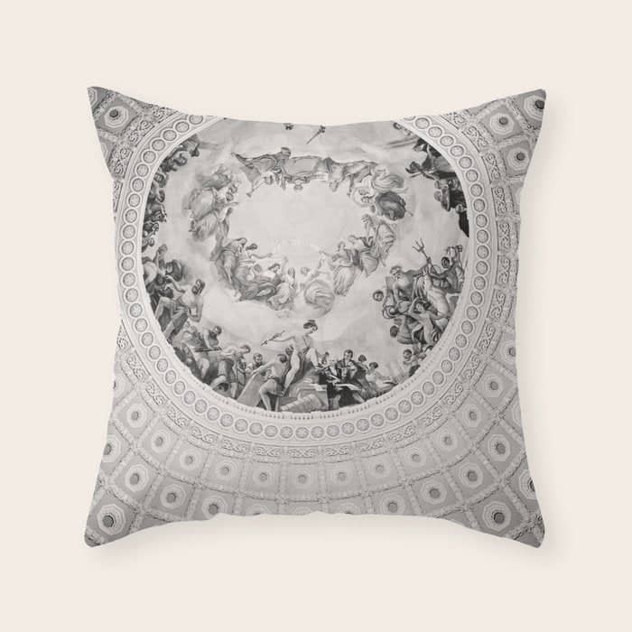 E Pluribus Unum - Capitol Rotunda Washington Dc Throw Pillow