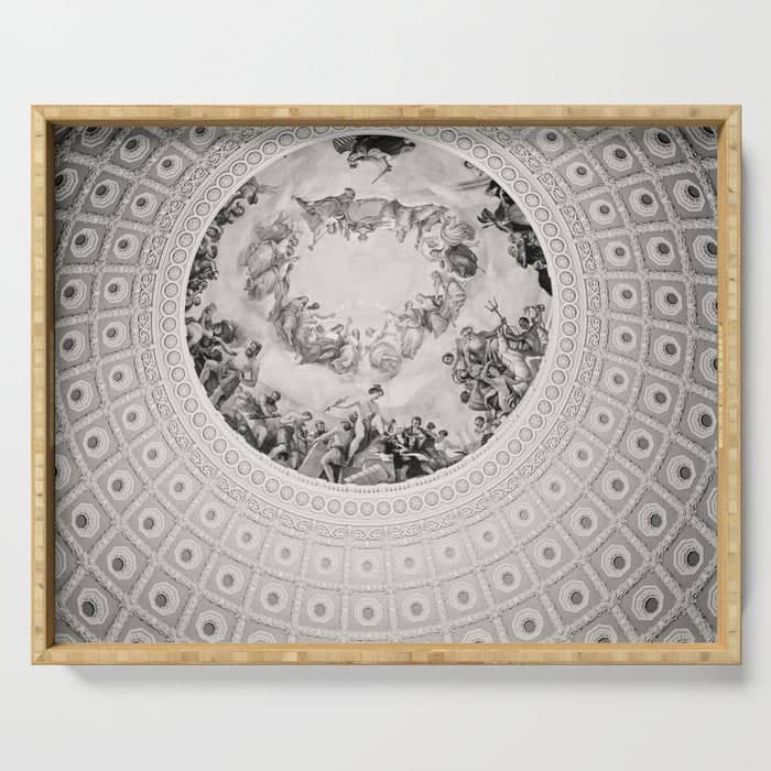 E Pluribus Unum - Capitol Rotunda Washington Dc Serving Tray