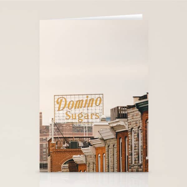 Domino Sugar - Baltimore Stationery Card