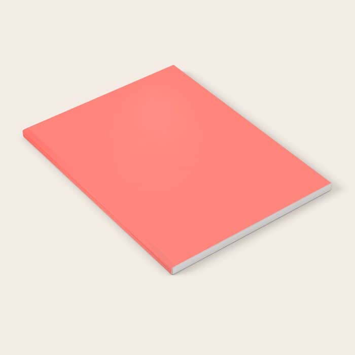Living Coral - Solid Color Collection Notebook