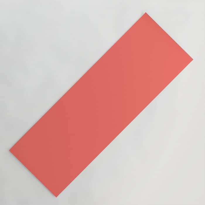 Living Coral - Solid Color Collection Yoga Mat