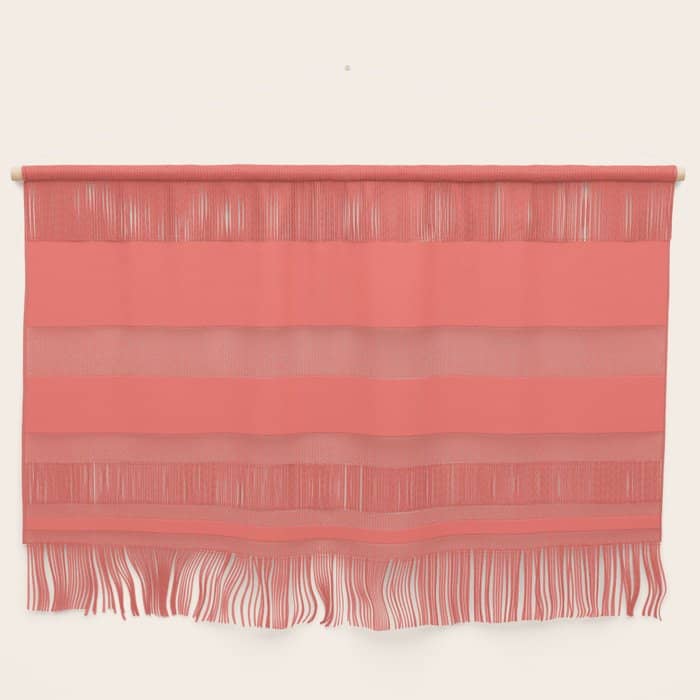 Living Coral - Solid Color Collection Wall Hanging