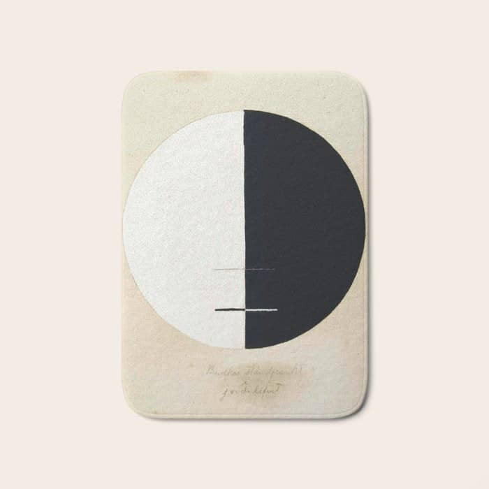 Hilma Af Klint, BuddhaâS Standpoint In The Earthly Life, 1920 Bath Mat