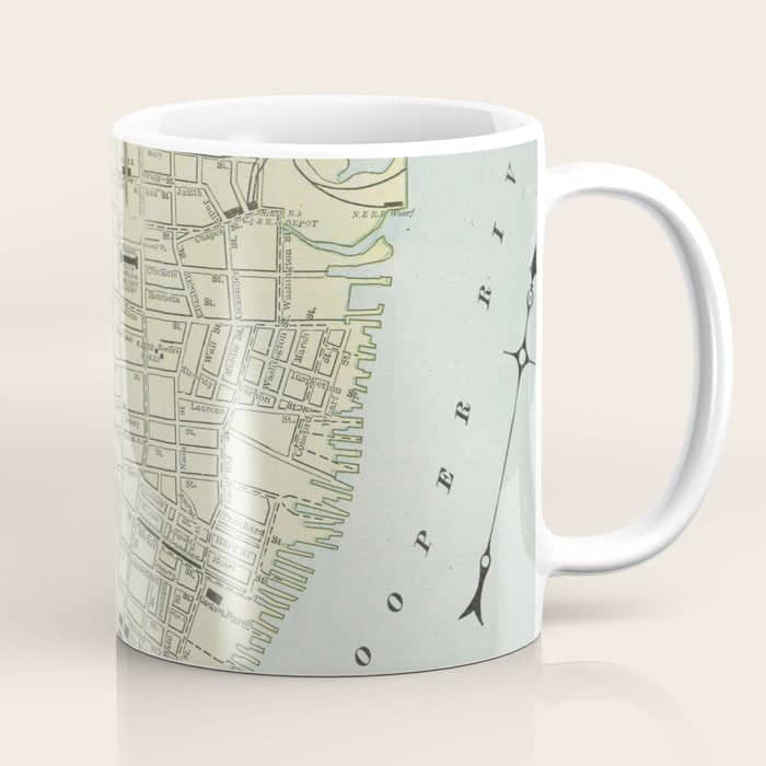Vintage Map Of Charleston Sc (1901) Coffee Mug