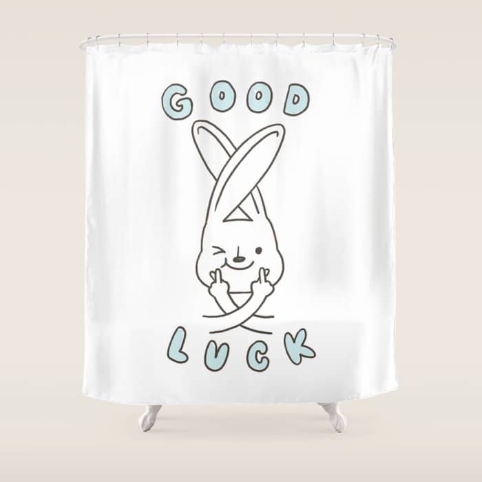 Finger Crossed, Good Luck Shower Curtain