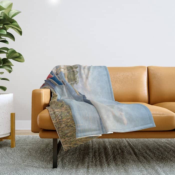 Morning On Chesapeake Bay, No. 2 Throw Blanket