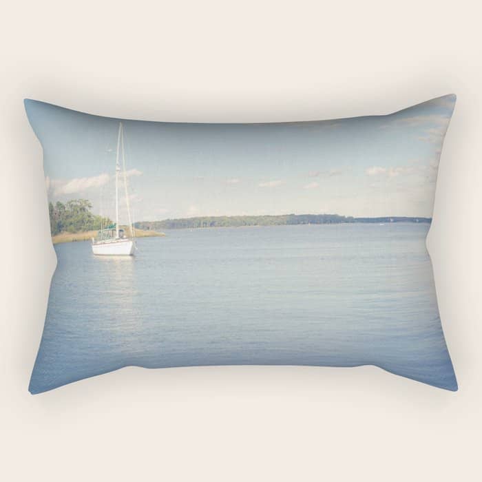 Morning On Chesapeake Bay Rectangular Pillow