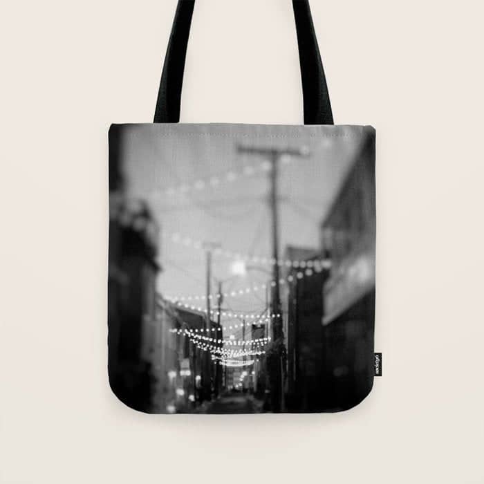 Party Lights In The City X Baltimore Maryland Tote Bag