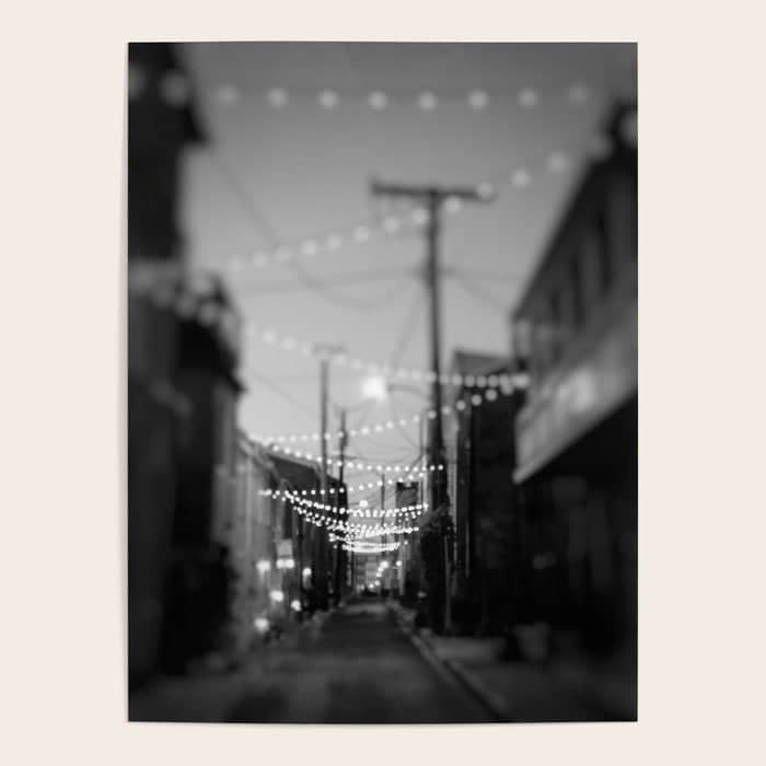 Party Lights In The City X Baltimore Maryland Poster