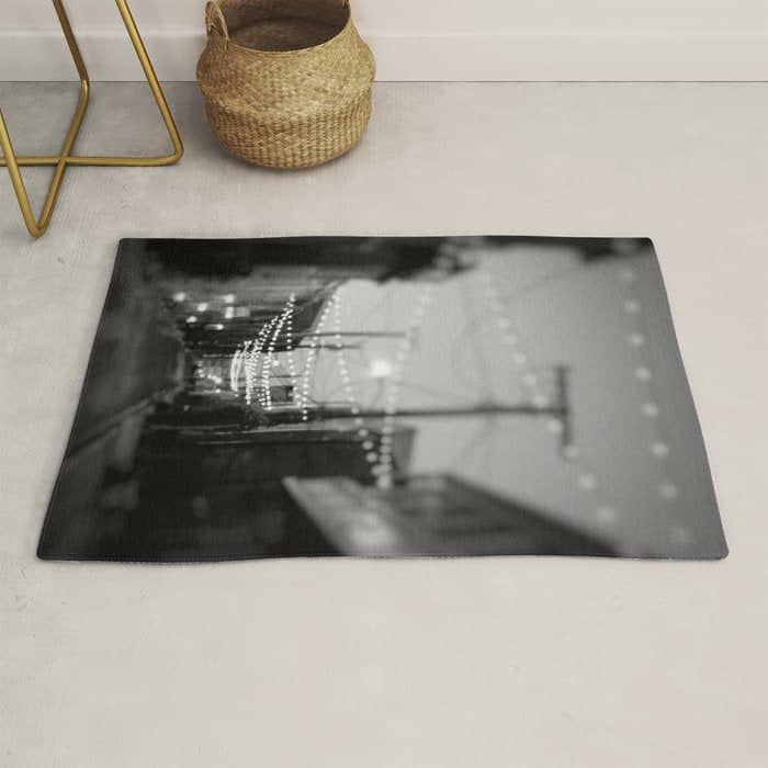 Party Lights In The City X Baltimore Maryland Rug
