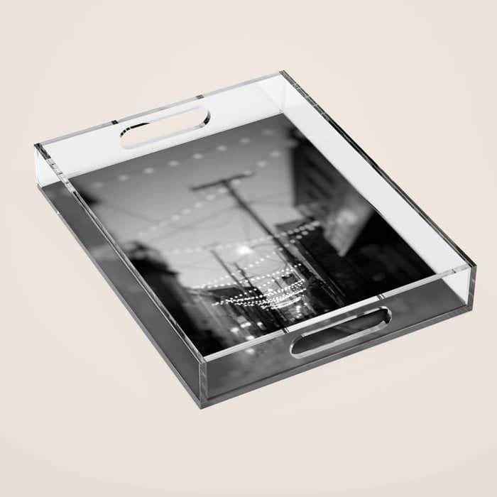 Party Lights In The City X Baltimore Maryland Acrylic Tray