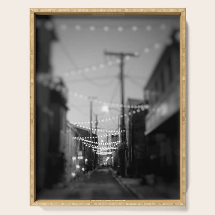 Party Lights In The City X Baltimore Maryland Serving Tray