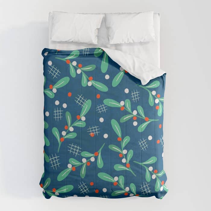 Misseltoe -  Christmas Pattern No1 Comforter