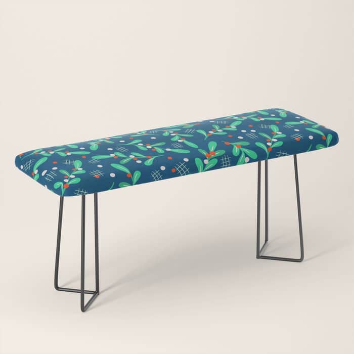 Misseltoe -  Christmas Pattern No1 Bench