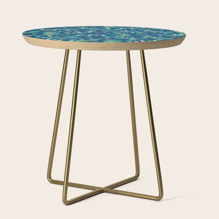 Misseltoe -  Christmas Pattern No1 Side Table