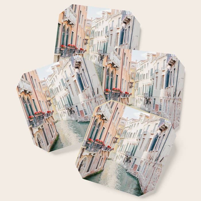 Venice Canal #1 - Italy Travel Photography Coaster