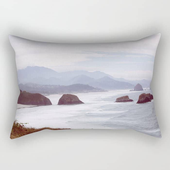 Oregon Coast - Cannon Beach Rectangular Pillow
