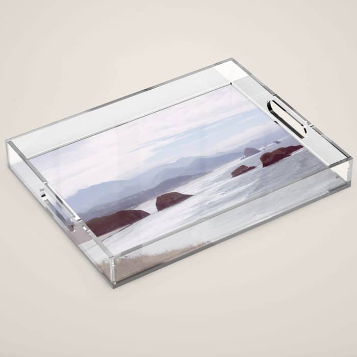 Oregon Coast - Cannon Beach Acrylic Tray