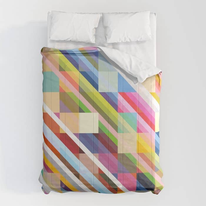 Rabisu - Colorful Decorative Abstract Art Pattern Comforter