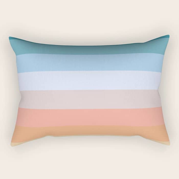 Multicolor Stripes - Tiyanak Rectangular Pillow