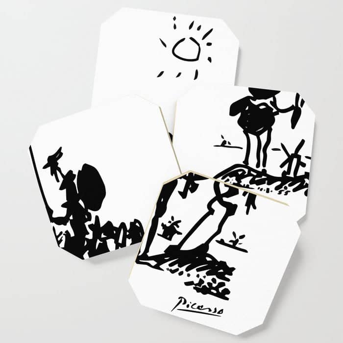 Picasso - Don Quixote 1955 Artwork Coaster