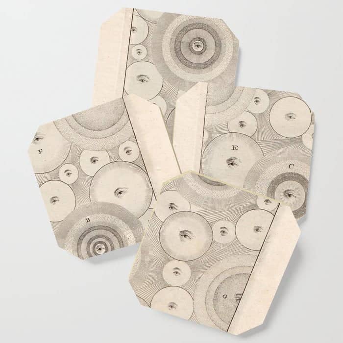 Art From Thomas Wright'S "An Original Theory Or New Hypothesis Of The Universe," 1750 Coaster
