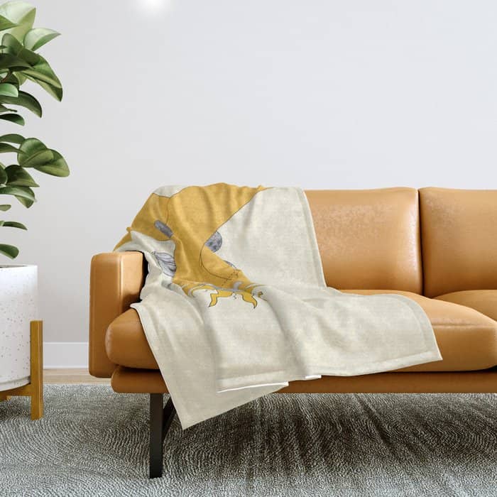 Everything Revolves Around Us Throw Blanket