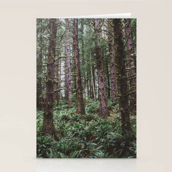 Forest Dark, Forest Deep Iii Stationery Card