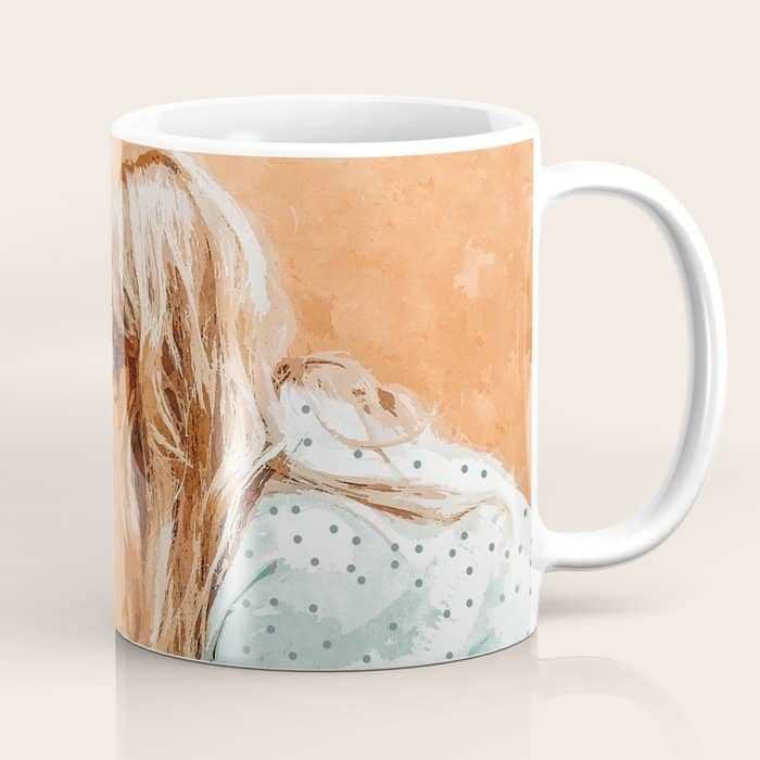 Pet Bound | Dalmatian Dog Lover Friendship Companion | Modern Bohemian Woman Puppy Animals Love Coffee Mug