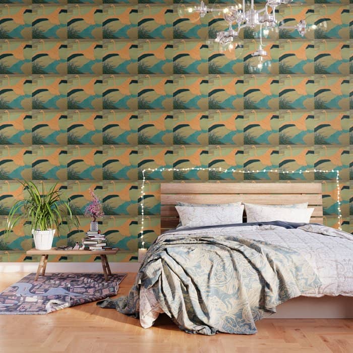 Carl Moser - Flamingo Pastel Colors Wallpaper