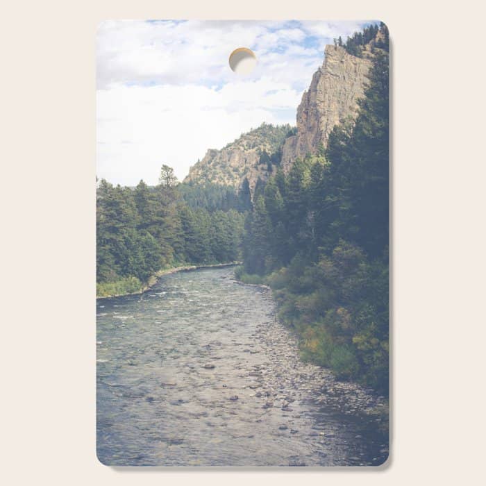 The Montana Collection - A River Runs Through It - Gallatin Canyon Cutting Board