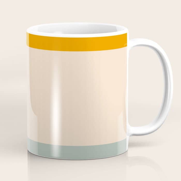 Heracles - Minimal Summer Retro Stripes Coffee Mug