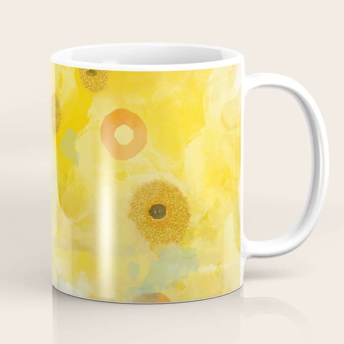 Abstract Autumn With Gold And Warm Light Coffee Mug