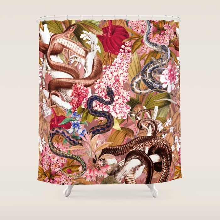 Dangers In The Forest Vii Shower Curtain