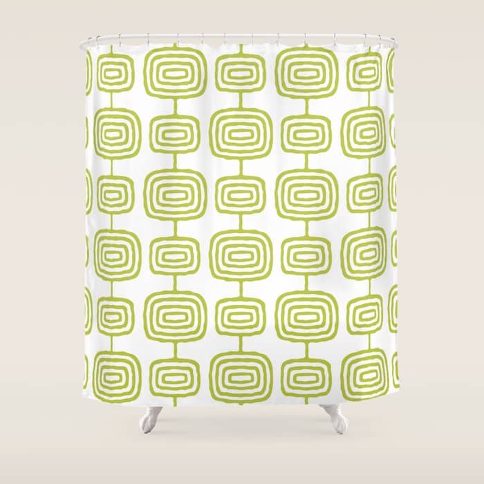 Mid Century Modern Decoration Shower Curtain