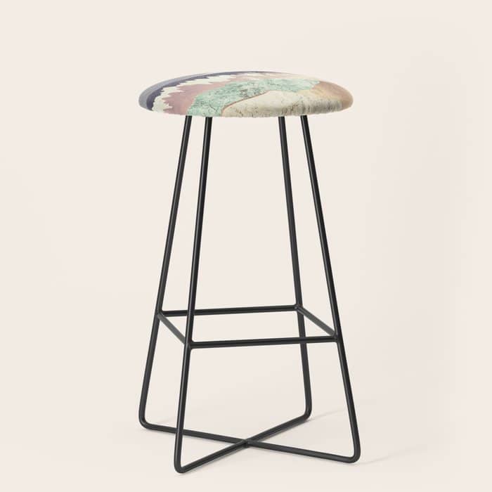 Golden Spring Reflection-Horizontal Muted Stool