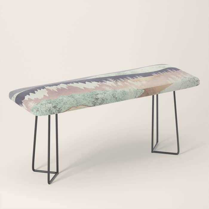 Golden Spring Reflection-Horizontal Muted Bench
