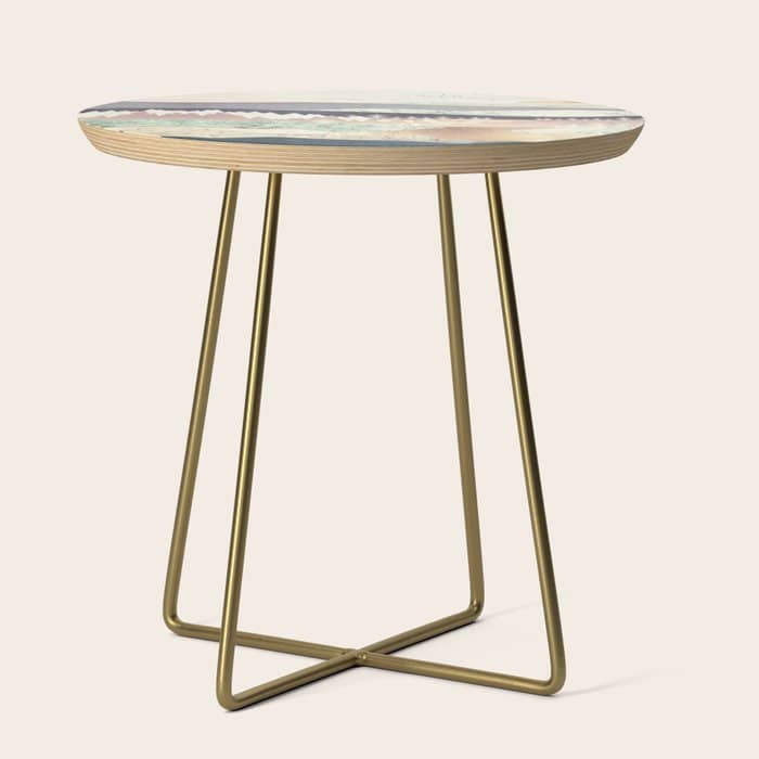 Golden Spring Reflection-Horizontal Muted Side Table