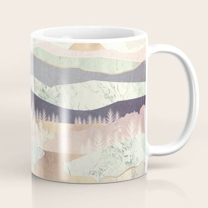 Golden Spring Reflection-Horizontal Muted Coffee Mug