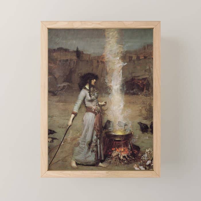 The Magic Circle, John William Waterhouse Mini Art Print