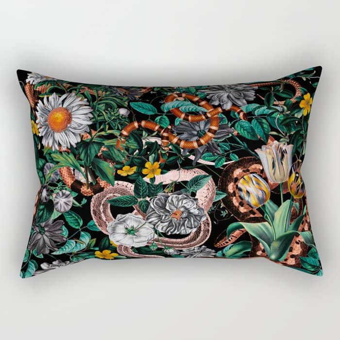 Dangers In The Forest V Rectangular Pillow