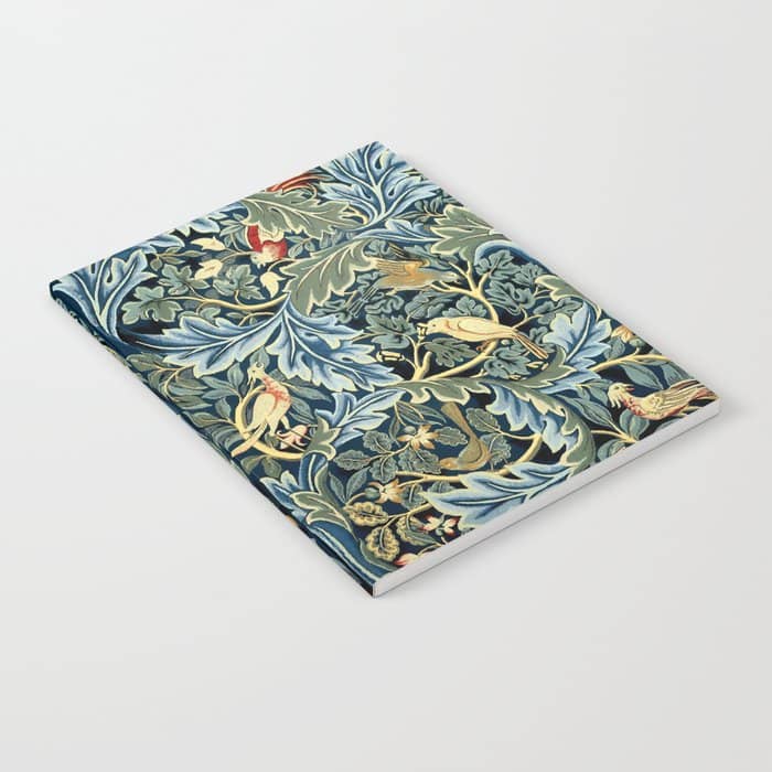 William Morris "Birds And Acanthus" Notebook