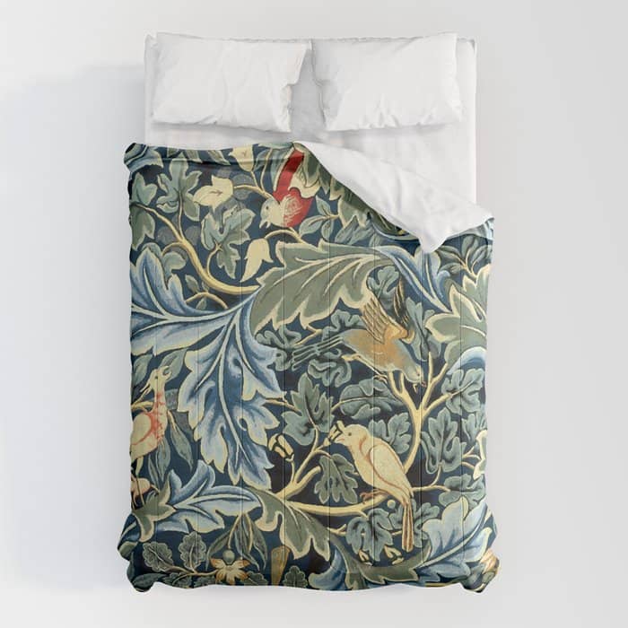 William Morris "Birds And Acanthus" Comforter