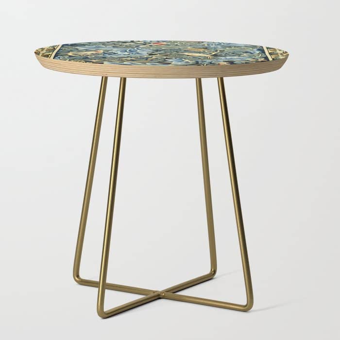 William Morris "Birds And Acanthus" Side Table