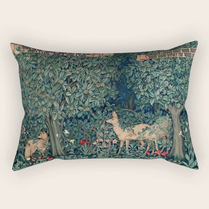 John Henry Dearle "Greenery" 1. Rectangular Pillow