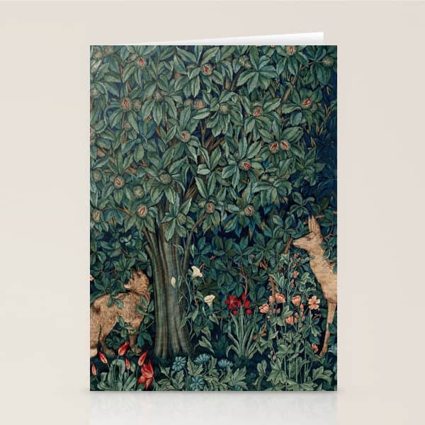 John Henry Dearle "Greenery" 1. Stationery Card