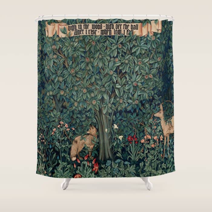 John Henry Dearle "Greenery" 1. Shower Curtain