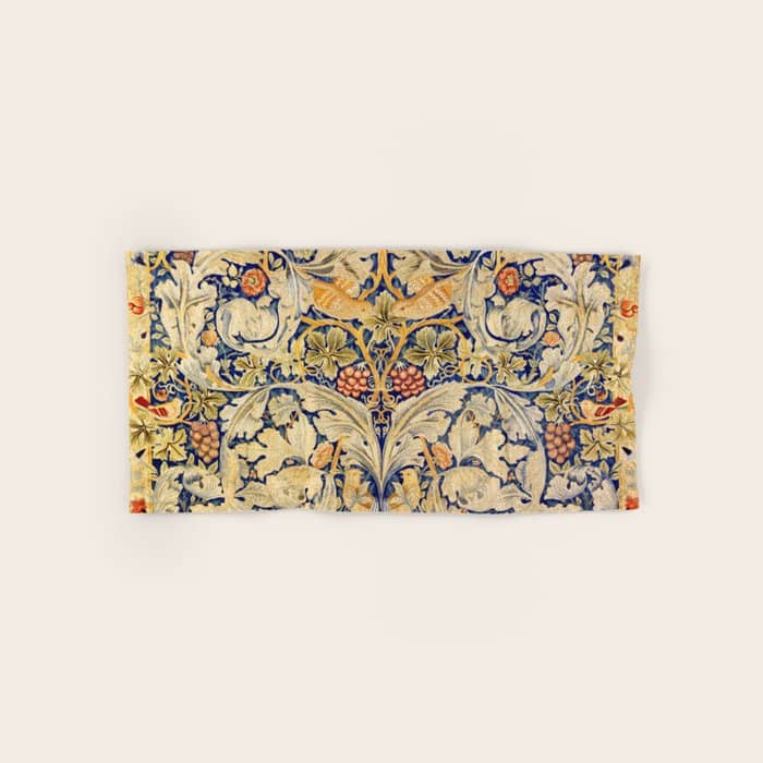 William Morris "Acanthus And Vine" 1. Bath Towel