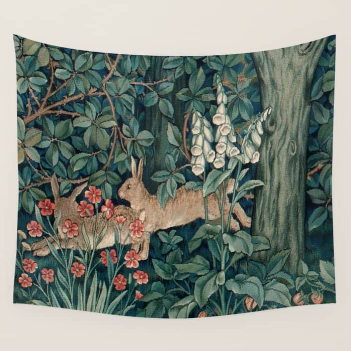 John Henry Dearle "Greenery" 4. Wall Tapestry